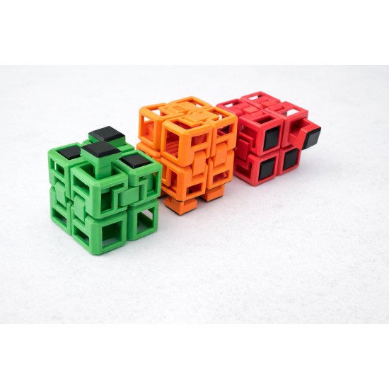 3D Baskı Infinity Cube – Katlanabilir Zeka Oyuncağı – Stres Giderici Masa Oyuncağı