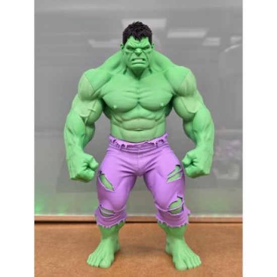 3D Baskı Hulk Figürü – Büyük Boy Dekoratif Süper Kahraman Heykeli 