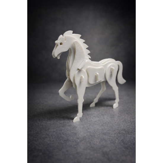 3D Puzzle At Figürü – Kendin Yap Dekoratif At Modeli | Hobi ve Masaüstü Dekor