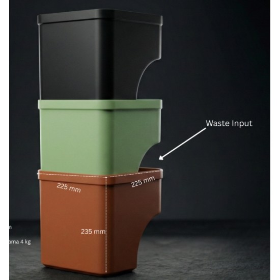 3D Yazıcı PLA Geri Dönüşüm Kutusu - Purge Poop Bin Atık Haznesi - Atölye ve Masaüstü Düzenleyici Aksesuar