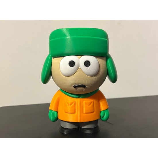 Kyle Broflovski Figürü - 3D Yazıcı South Park Biblo - Yeşil Şapkalı Koleksiyon Figürü
