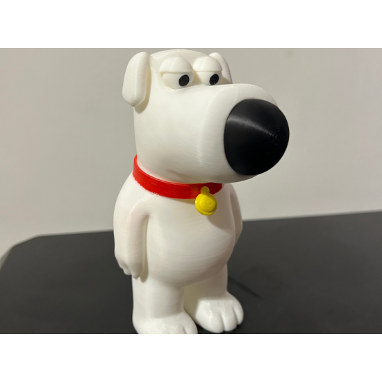 Brian Griffin Figürü - 3D Yazıcı Family Guy Koleksiyonu - Entelektüel Köpek Biblosu