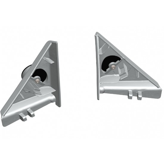 Honda Civic EG Tweeter Kapak Seti - 3D Baskı Yüksek Kalite İç Restorasyon Parçası - Özel Ses Sistemi Montaj Kapağı