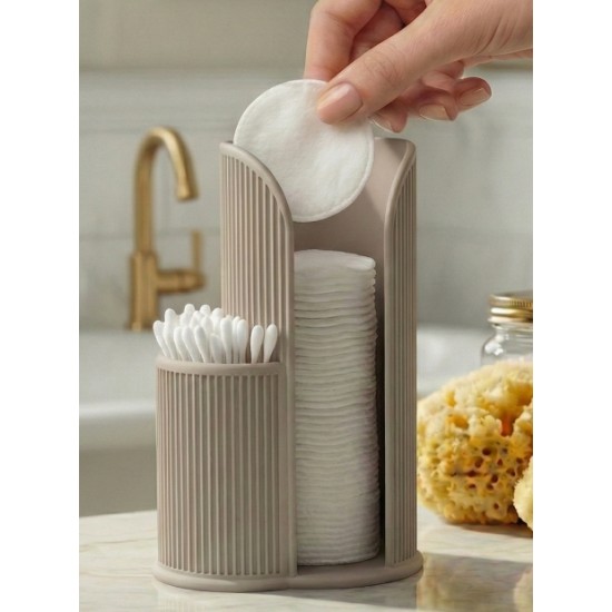 Modern Makyaj Pamuğu ve Kulak Çubuğu Düzenleyici - Banyo Organizer Standı