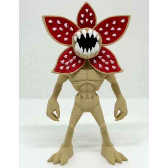 Demogorgon Figürü - Stranger Things 3D Baskı - Korku Temalı Koleksiyonluk Biblo