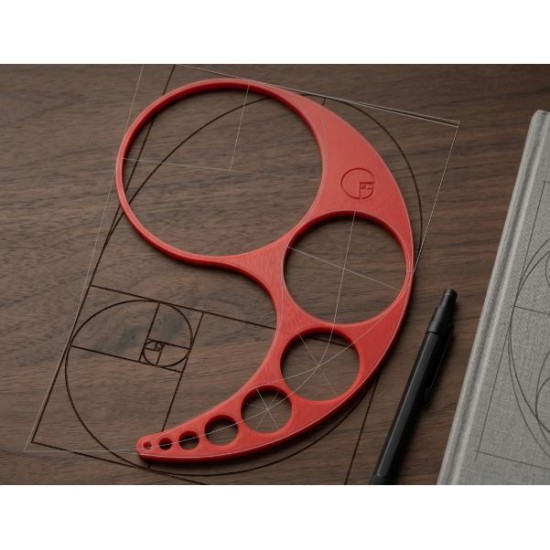 Altın Oran Çizim Aracı – Fibonacci Spiral Şablon (3D Baskı)