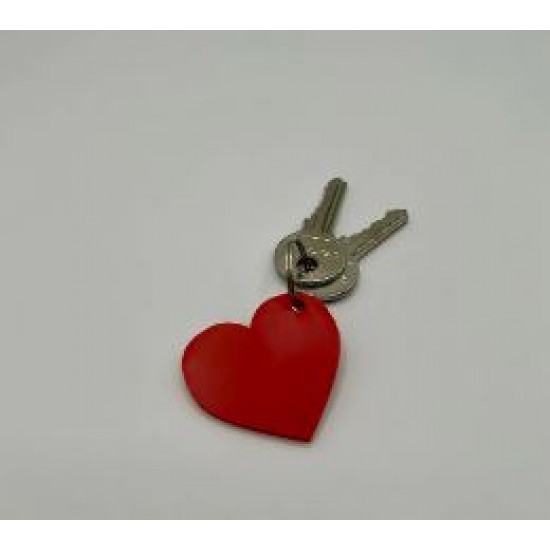 Kalp Anahtarlık – 3D Baskı Sevimli Kalp Şeklinde Anahtar Süsü (Cute Keychain)