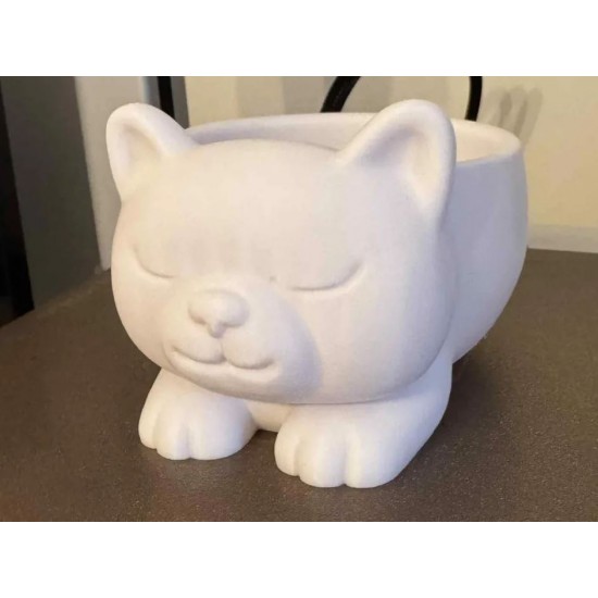Kedi Figürlü Saksı | Dekoratif Çiçeklik