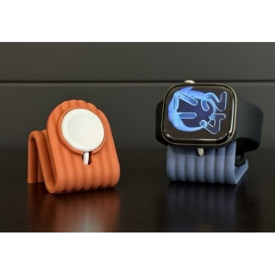 Apple Watch İçin Modern Dalgalı Şarj Standı - Estetik ve Fonksiyonel Masaüstü Saat Tutucu