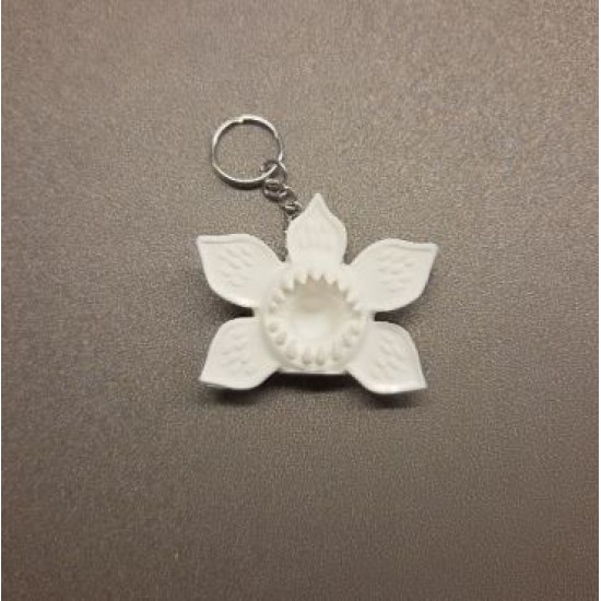 Çiçek Anahtarlık – 3D Baskı Dekoratif Çiçek Figürü (Cute Keychain)