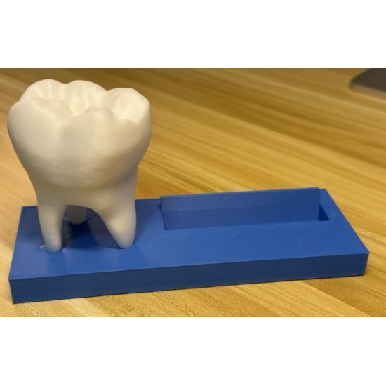 Diş Hekimi Kartvizitlik - Diş Kliniği Ofis Dekorasyonu 3D Tasarım Stand