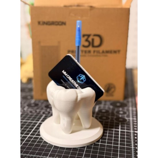3D Baskı Diş Hekimi Masa Üstü Organizer | Klinik Dekoru & Kalemlik