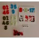 Eğitici Matematik Seti - 3D Yazıcı Üretimi Sayı ve Sayma Tablası (Okul Öncesi & İlkokul Hazırlık)