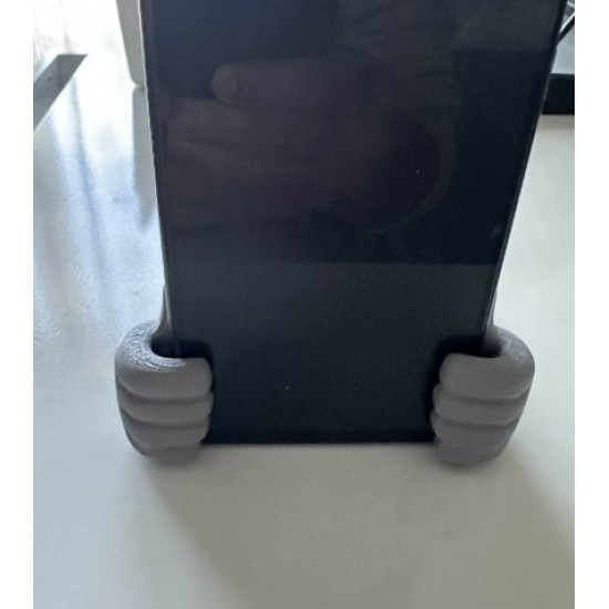 Esnek El Tasarımlı Masaüstü Telefon Tutucu - Dekoratif Başparmak Yukarı Stand