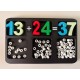 Eğitici Matematik Seti - 3D Yazıcı Üretimi Sayı ve Sayma Tablası (Okul Öncesi & İlkokul Hazırlık)