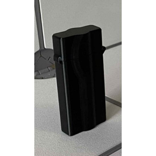 Kapaklı Çakmak Koruma Kılıfı - Clipper Uyumlu Kilitli Mekanizma - 3D Tasarım Darbeye Dayanıklı Çakmak Kabı
