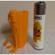 Clipper Uyumlu Turuncu İnsansı Karakter Tasarım Çakmak Kılıfı - 3D Yazıcı Üretimi Eğlenceli Çakmak Aksesuarı