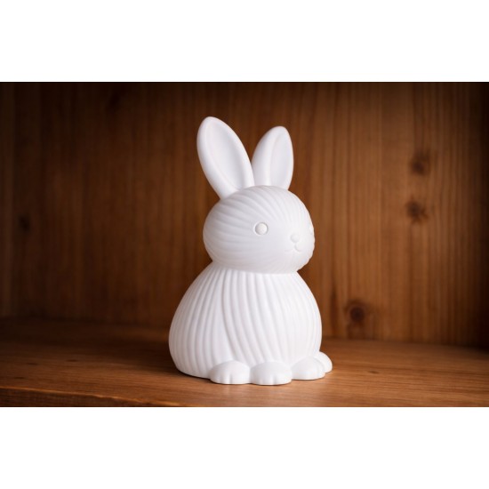 3D Baskı Tavşan Biblo | Minimalist Bunny Dekor | Sevimli Masaüstü Süs