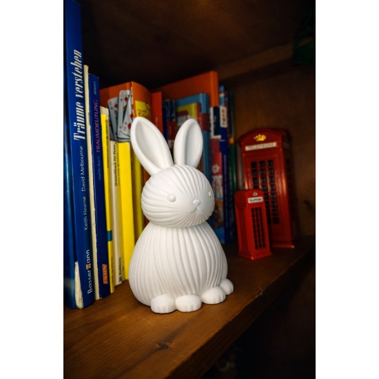 3D Baskı Tavşan Biblo | Minimalist Bunny Dekor | Sevimli Masaüstü Süs