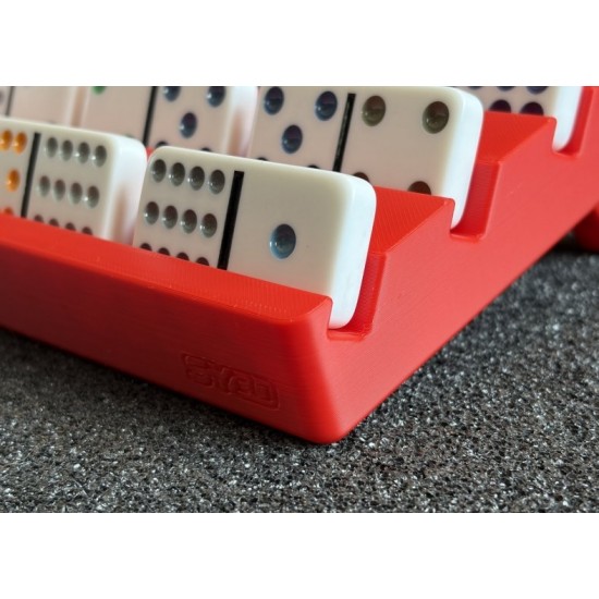 Domino Taş Tutucu ve Düzenleyici Stand - Katlanabilir Ayaklı 4 Katlı Domino Oyun Aksesuarı
