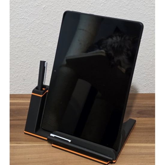 Fonksiyonel Masaüstü Organizer - Tablet ve Telefon Standı, Kalemlik ve 5-li Araç Tutucu