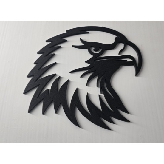 Kartal Duvar Dekoru | 3D Baskı Modern Metal Görünümlü Duvar Süsü