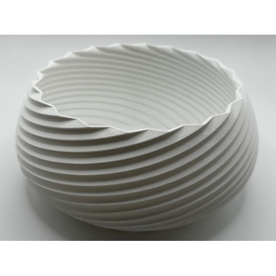 Spiral Dekoratif Kase | 3D Baskı Modern Organizer ve Masaüstü Aksesuar
