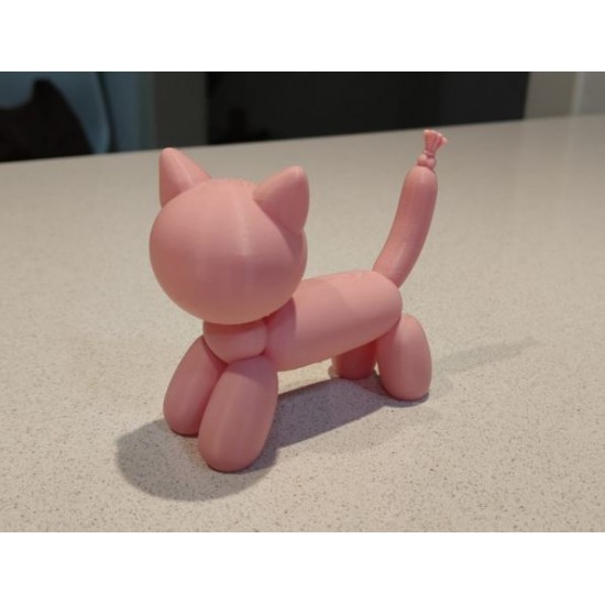 Balon Kedi Figürü – 3D Baskı Modern Pop Art Dekor