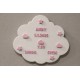 Kişiye Özel Pembe Bebek Doğum Künyesi - Bulut ve Yıldız Temalı 3D Hediyelik Duvar Panosu