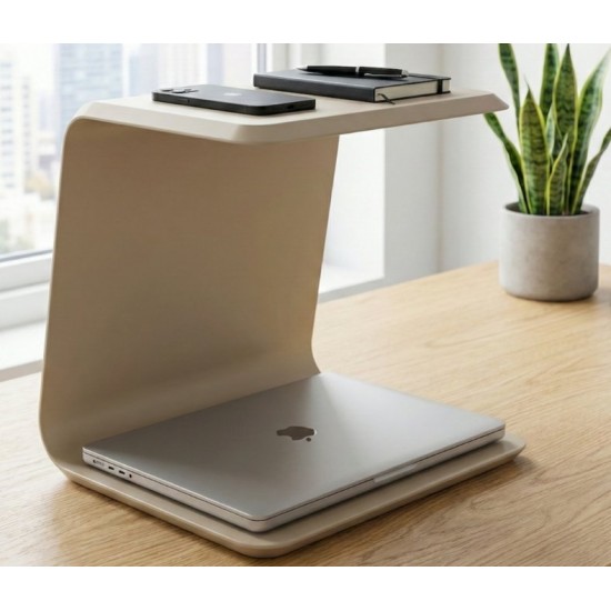 Minimalist Masaüstü Laptop Standı - Ergonomik Yükseltici ve Ofis Düzenleyici