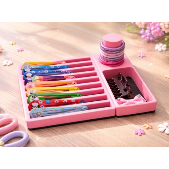 Saç Tokası Organizer Kutusu – 3D Baskı Takı & Aksesuar Düzenleyici (Çok Bölmeli)